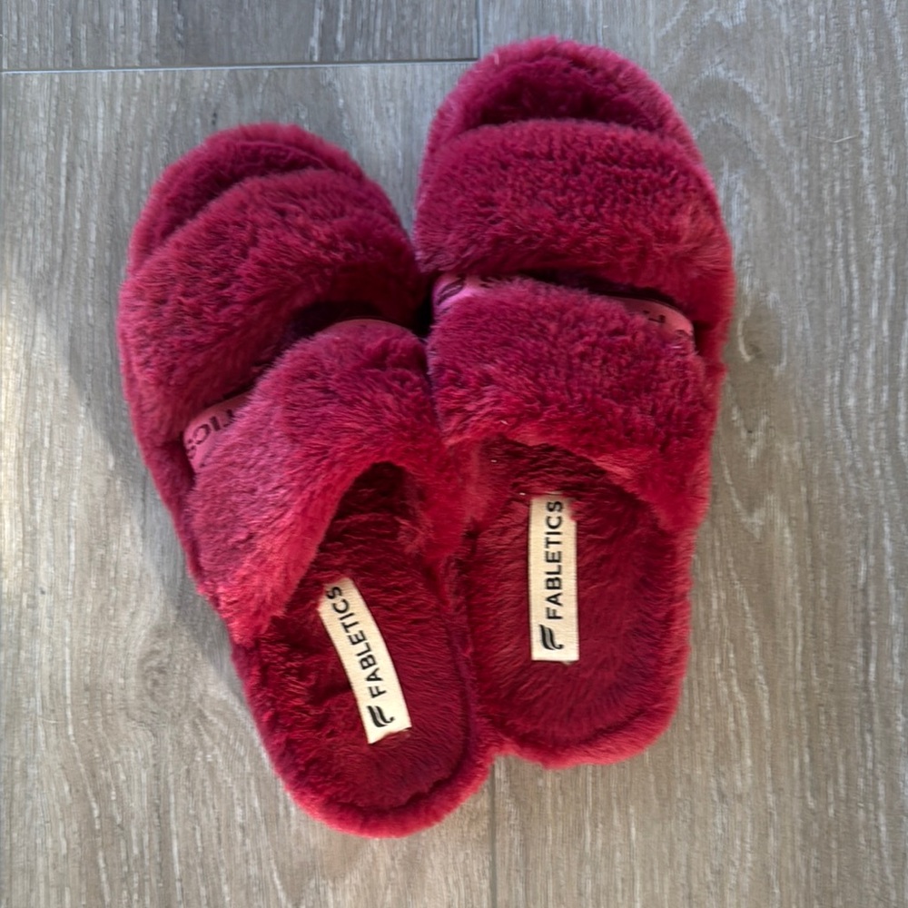 Fabletics Plush Ruby Slippers